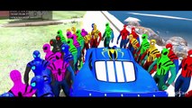 Nursery Rhymes Disney Pixar Cars Spiderman & Lightning McQueen Colors (Songs for Children