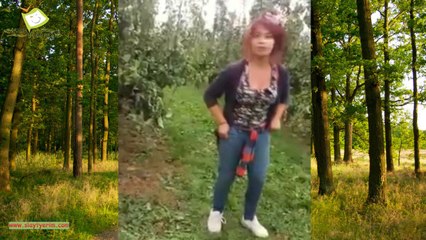 Ormanda dans delisi olmuş kız