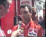 Ungheria 88 - Alboreto saluta la Ferrari