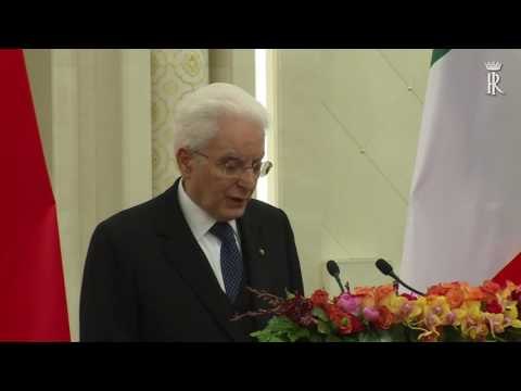 Cina - Mattarella al Forum Culturale italo-cinese e al Business Forum Italia-Cina (22.02.17)