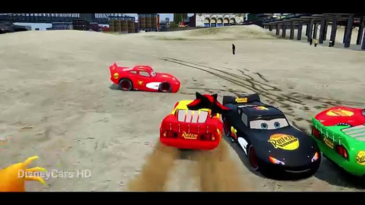 Spiderman vs Sonic the Hedgehog - Disney Cars Pixar Lightning McQueen Cartoon (Nursery Rhymes Songs)