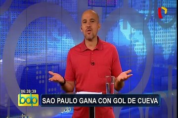 Christian Cueva le dio el triunfo a Sao Paulo
