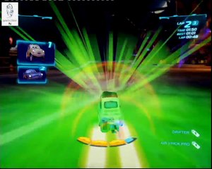 Cars 2 Game - Team Lightning Luigi - Pipeline Sprint - Disney Car