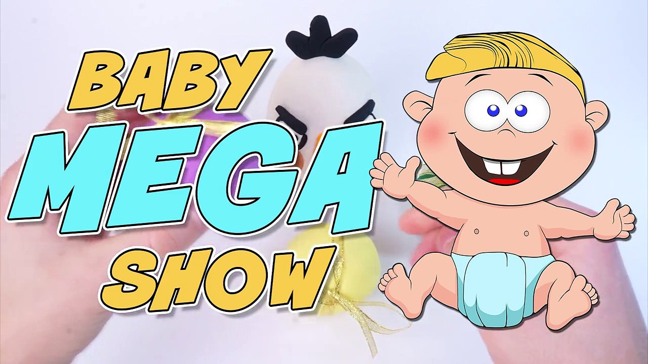 Angry Birds Movie Toys Unboxing Space Play-Doh Surprise Eggs for kids