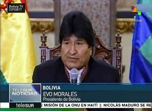 Evo Morales: Bolivia no busca una confrontación con Chile