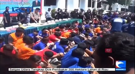 Скачать видео: Ratusan Orang Terjaring Razia Tumpas