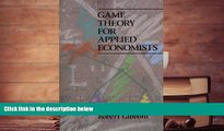 Popular Book  Game Theory for Applied Economists  For Kindle