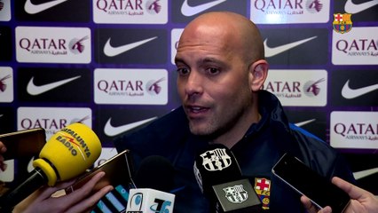 Gabri Garcia: "Em quedo amb la imatge i la implicació de l'equip"