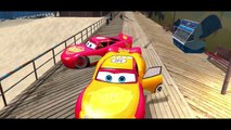 SPIDERMAN & SPIDERMAN GREEN COLORS! Lightning Mcqueen Disney Cars Nursery Rhymes - Animated Songs!