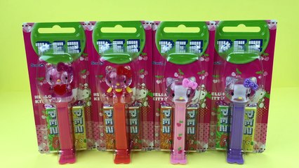 Minnie Mouse PEZ Dispensadores de Golosinas Conjunto de 4 unboxing por el SR Colección de Juguetes