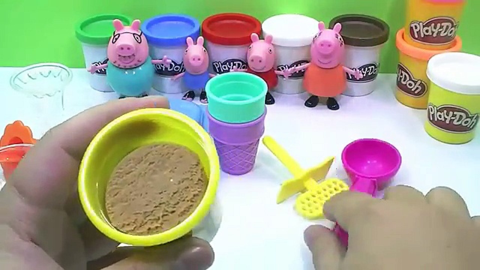 helados de plastilina peppa pig