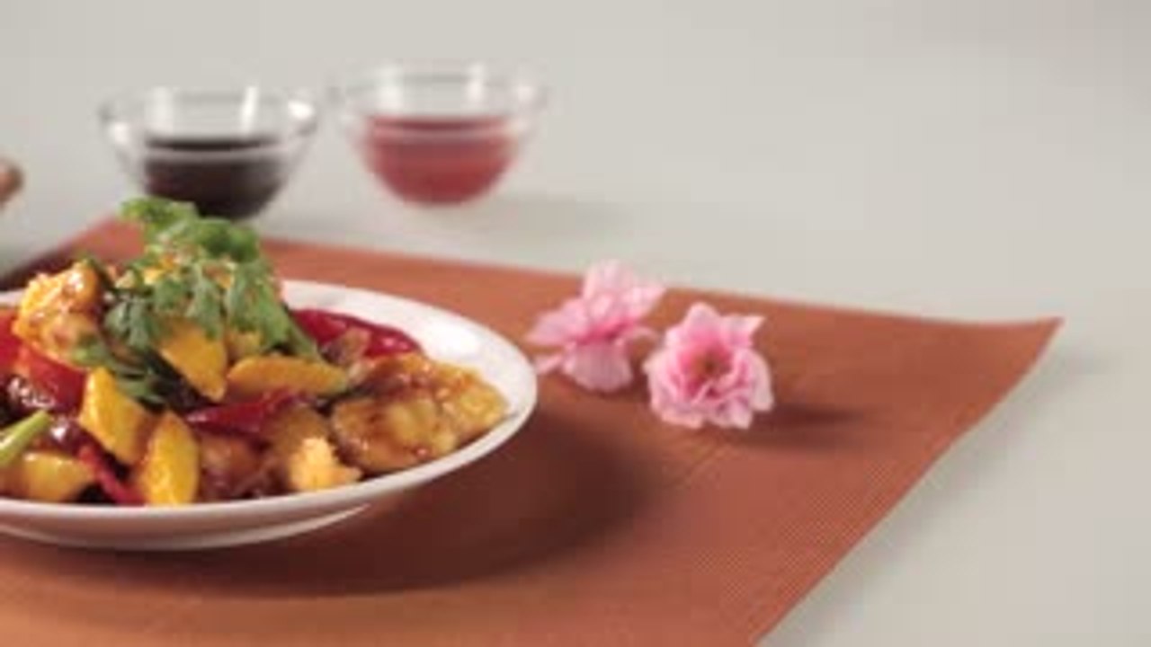 Fried Red Grouper Slices With Scallop Oyster Sauce