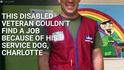 This Disabled Veteran Couldn’t Find A Job Because Of His Service Dog