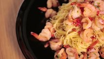 Spicy Angel Hair Pasta With Prawns