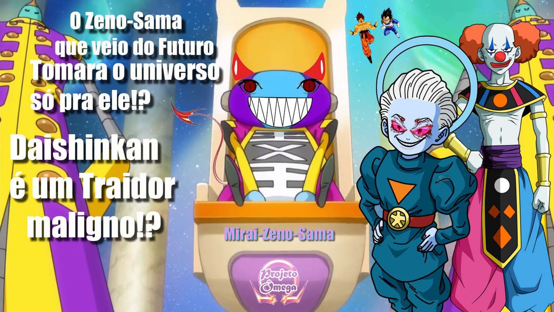 Daishinkan e Zeno-Sama do futuro verem dominar o universo!? Teorias.