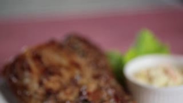 Baked Baby Pork Ribs With Fresh Herbs