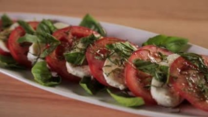 Fresh Mozzarella Cheese And Tomato Salad