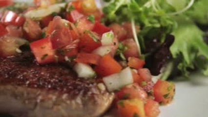 Perfect Steak With Tomato Salsa