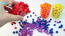 Play Doh Lollipop Sorpresa Juguetes Aprender los Colores de la Diversión Creativa para Niños Peppa Pig em Português