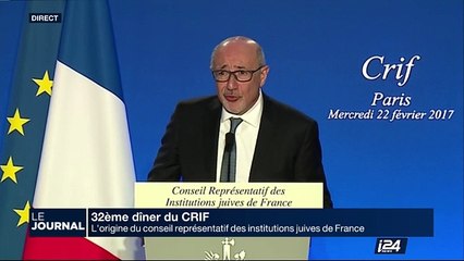 "Gagner la guerre contre l'antisémitisme", discours de Francis Kalifat au diner du Crif