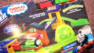 THOMAS AND FRIENDS TRACKMASTER GLOW IN THE DARK SCARY MONSTER FACE PERCY MAIL ROUTE  MINIS-SCwhR8OXvTw