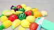 Toy Velcro Cutting Fruits Cooking English Name Learn Colors Slime Toy Surprise Eggs