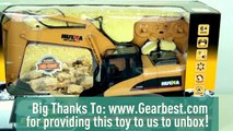 Unboxing - Huina Excavator RC Remote Control Simulator Construction Kids Toy-sfvhml69rvk