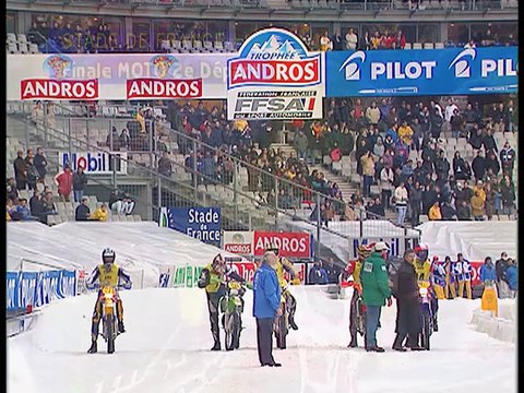 Victoire de Stéphane Peterhansel - Trophée Andros - Stade de France 1999
