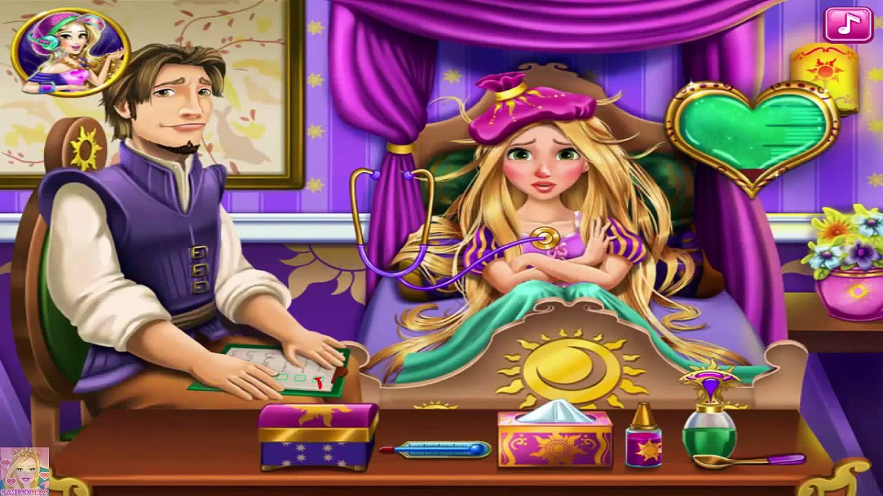 Rapunzel Flu Doctor - Disney Princess Hospital Care HD