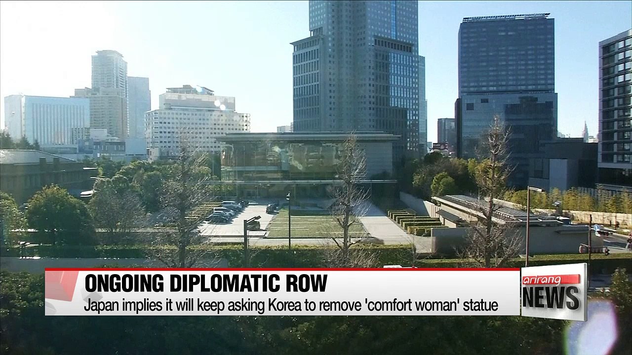 Japan implies it will keep asking Korea to remove 'comfort woman' statue