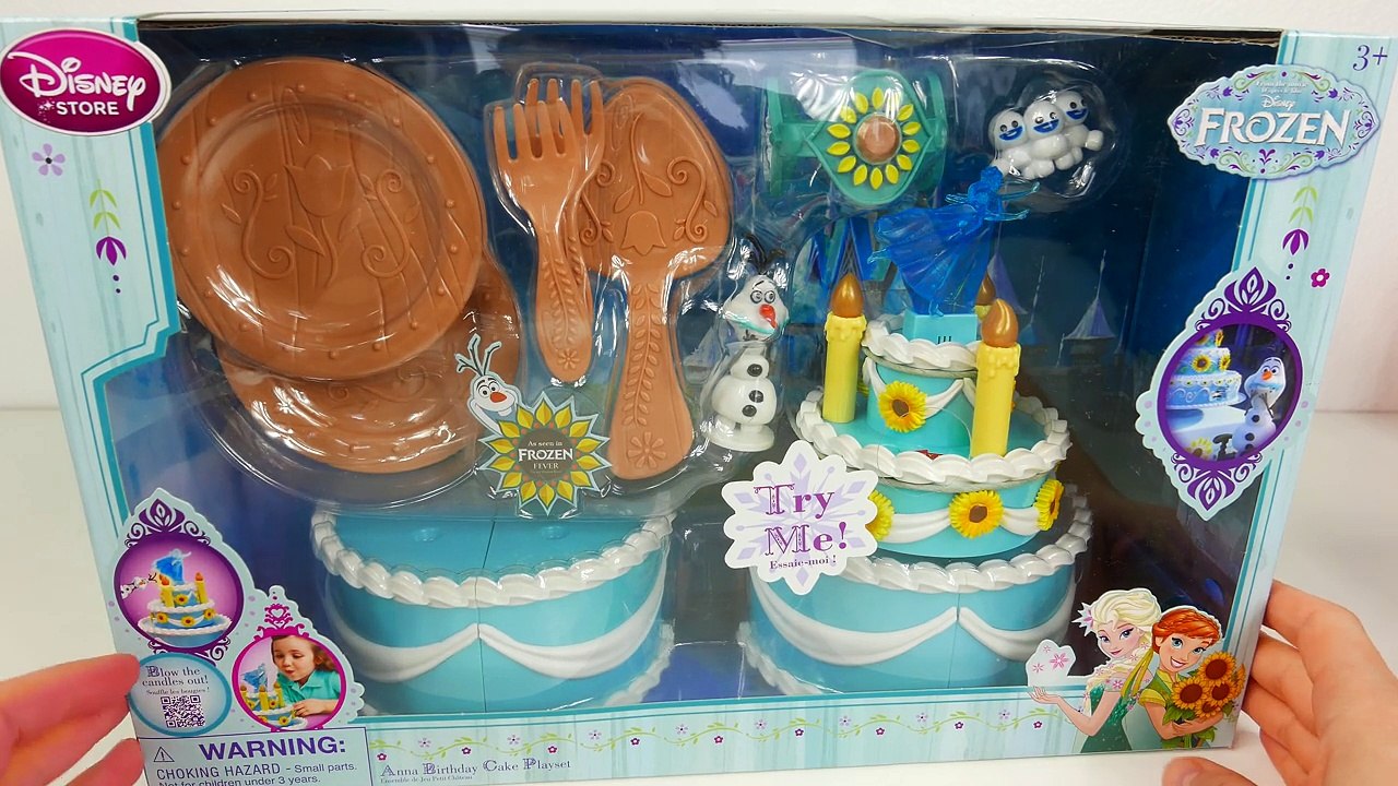 Frozen Birthday Cake Disney Toys for Kids