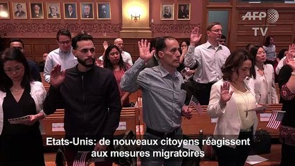 USA: De nouveaux citoyens réagissent aux mesures migratoires