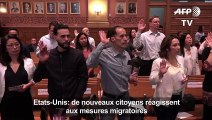 USA: De nouveaux citoyens réagissent aux mesures migratoires