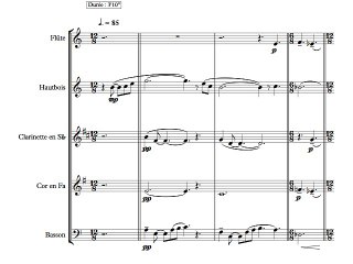 Quintette à vent " ♁ " Wind quintet - Olivier Costa - 1 Aux pôles