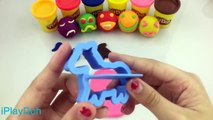 Play and Learn Colours with Play Doh Stars Smiley Face Zoo Animal Molds Fun & Creative for