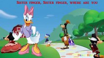 Finger семья Микки Маус | потешки для детей | Детские песни | семья Микки палец мышь