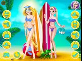 Elsa And Rapunzel Swimsuits Fashion - Cartoon Game for Kids