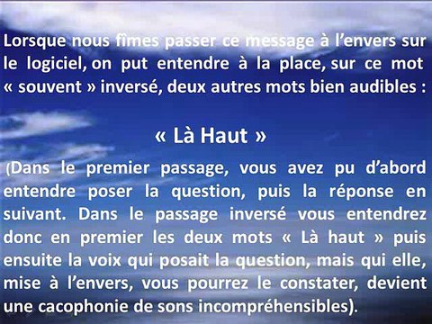 Les VOIX DE l'AU-DELA reçues par Yves LINES (le Phénomène des Voix Reverses)