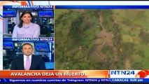 Al menos un muerto y dos personas desaparecidas deja avalancha en Gachetá, Cundinamarca