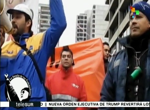 Chile: recuerdan asesinato de dirigente sindical hace 4 años