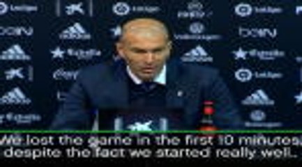 We lacked in many areas - Zidane