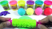 Learn Colors! Play Doh Ice Cream Popsicle Peppa Pig Elephant Molds Fun & Creative for Kids