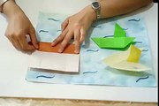 7. Origami Sail Boat - Simple and Easy Paper Art Crafts for Kids and Everbody