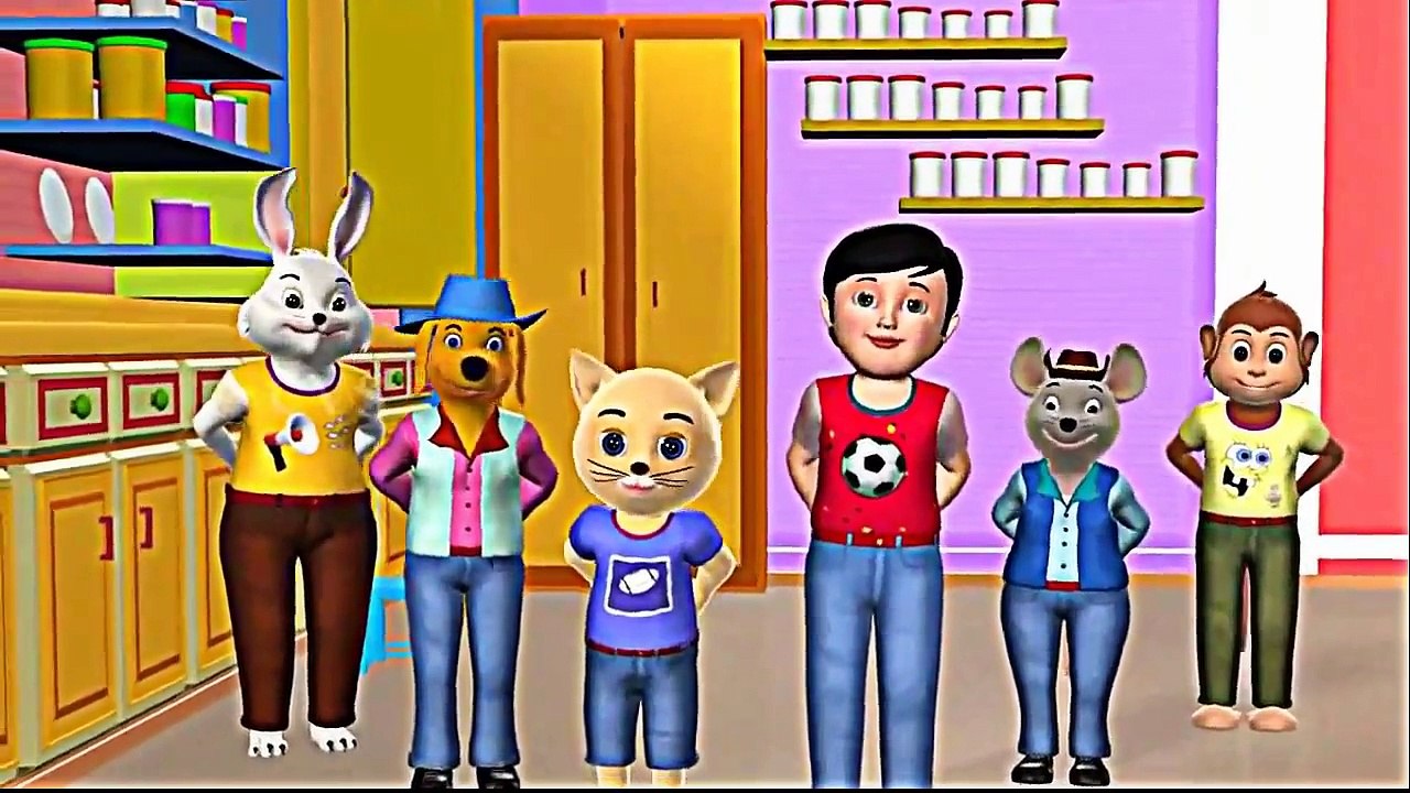 Dedo De La Familia Contando Los Ratones De Aprendizaje Contando Popular | Canciones Infantiles