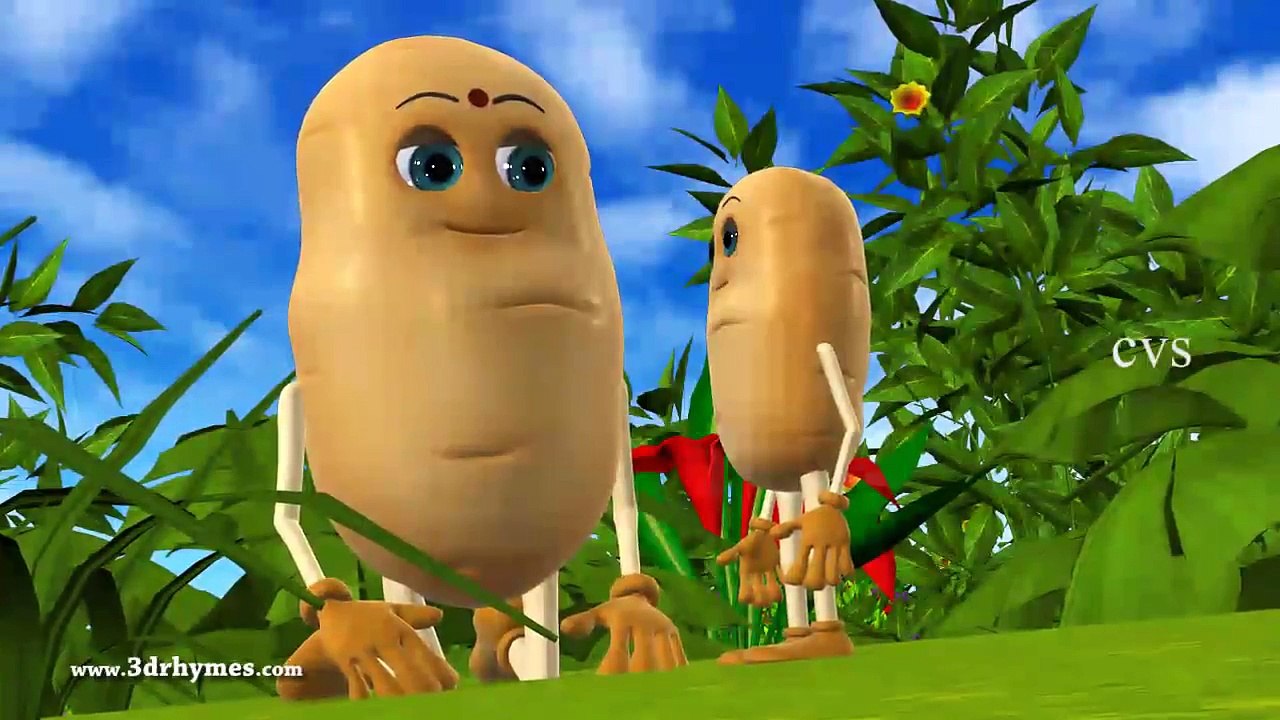 Aloo kachaloo Hindi poem - 3D Animation Hindi Nursery rhymes for children (Aalu kachalu be