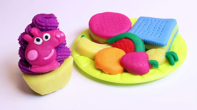 Play Doh Peppa Pig Cupcake Maker NEW Dough Candy Container Playset by Fun Toys Collector