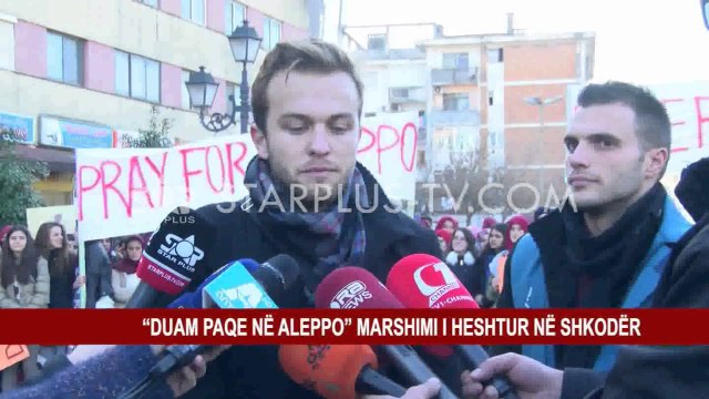 “DUAM PAQE NË ALEPPO” MARSHIMI I HESHTUR NË SHKODËR