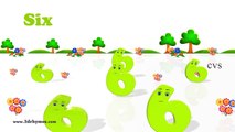 Aprender los Números de Canción 1 a 100 Recuento de Animación en 3D de los Números de Rimas para Niños