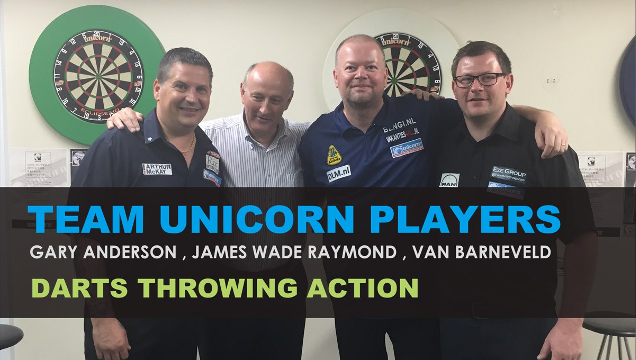 Unicorn Player Darts Throwing Action