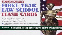 Read Barron s First Year Law School Flash Cards: 350 Cards with Questions   Answers Popular Book